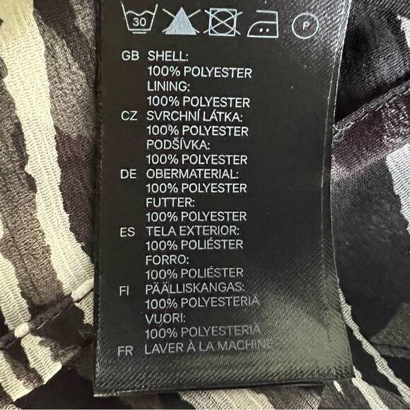 H&M New Zebra Mini Dress S 4 - Picture 3 of 6